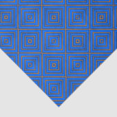 Blau und orange Hypnothek Moderne Pop Art Seidenpapier (Ausschnitt)