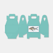 Blau und Orange Shubunkin Goldfish Fine Art Geschenkschachtel (Ungefaltet)