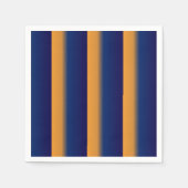 Blau und Orange Streifen Serviette (Vorderseite)