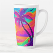 Blau und Orange Sunset Milchtasse (Rechts)