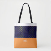 Blau und Orange Tasche (Vorderseite)