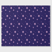 Blau und Paste Pink Einfach minimalistisch Geschenkpapier (Flach)