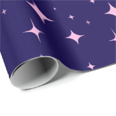 Blau und Paste Pink Einfach minimalistisch Geschenkpapier (Rolleneckpunkt)
