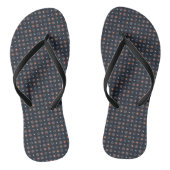 Blau- und Pfirsichpunkte Badesandalen (Fußbett)