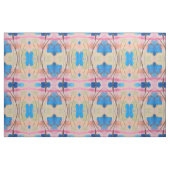 Blau und Rosa Blütendrucke Stoff (Fat Quarter (45,7 x 55,9 cm))