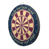 Blau und Rosa Dartboard mit benutzerdefiniertem Te Dartscheibe (Vorderseite rechts)