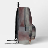 Blau und Rosa Dusty Sky Foto Bedruckter Rucksack (Links)