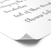 Blau und Rosa Er oder sie Alte Ehefrauen Poster (Ecke)