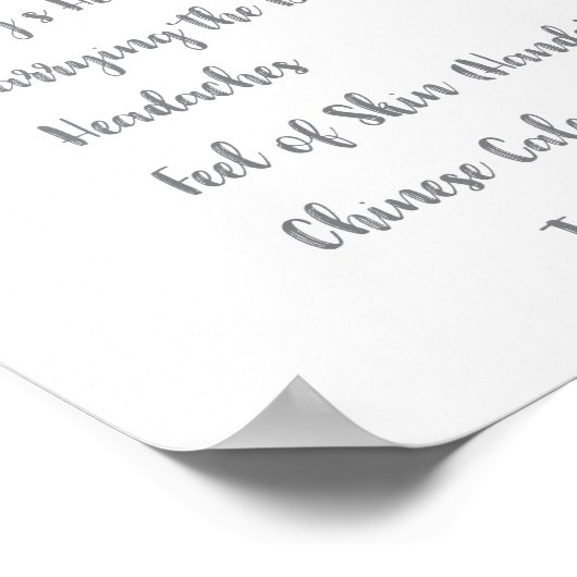 Blau und Rosa Er oder sie Alte Ehefrauen Poster (Ecke)