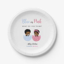Blau und Rosa geschlüpftes Afroamerikanisches Ei-B