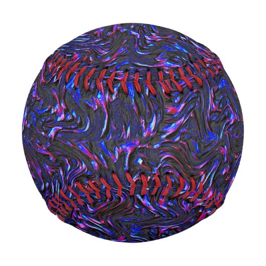 Blau und rosa mit Wandstruktur Baseball (Rückseite)