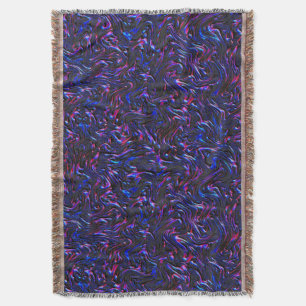 Blau und rosa mit Wandstruktur Decke