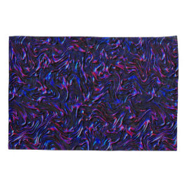 Blau und rosa mit Wandstruktur Kissenbezug