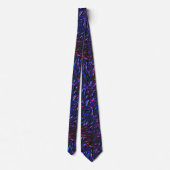 Blau und rosa mit Wandstruktur Krawatte (Rückseite)