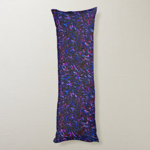Blau und rosa mit Wandstruktur Seitenschläferkissen