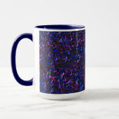 Blau und rosa mit Wandstruktur Tasse (Links)