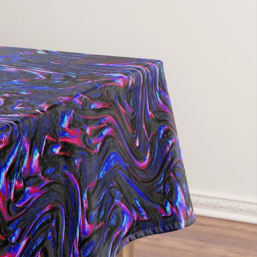 Blau und rosa mit Wandstruktur Tischdecke (Beispiel)