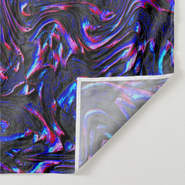 Blau und rosa mit Wandstruktur Wandteppich