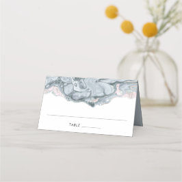 Blau- und Rosa-Platzkarten aus Schiefer Platzkarte