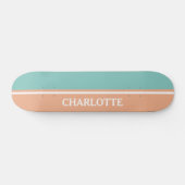 Blau und Rosa Skateboard (Horizontal)