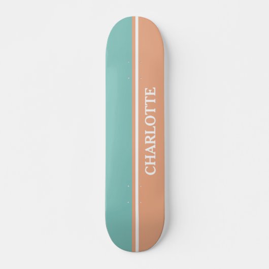 Blau und Rosa Skateboard (Vorne)