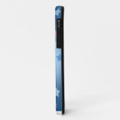 Blau und rosa Sterne Muster iPhone 4 Fall Case-Mate iPhone Hülle (Hinten/Links)
