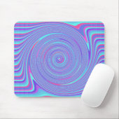 Blau und Rosa Swirl Mousepad (Mit Mouse)