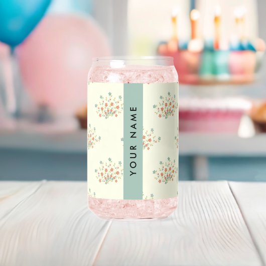 Blau und Rot, Blau, Ihr Name Dosenglas (Insitu (Baby Party))