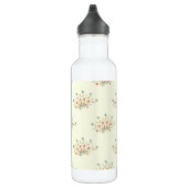 Blau und Rot, Blau, Ihr Name Edelstahlflasche (Rechts)