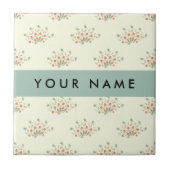 Blau und Rot, Blau, Ihr Name Fliese (Vorderseite)