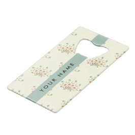 Blau und Rot, Blau, Ihr Name Geldbeutel Flaschenöffner