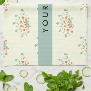 Blau und Rot, Blau, Ihr Name Geschirrtuch