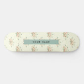 Blau und Rot, Blau, Ihr Name Skateboard (Horizontal)