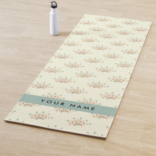 Blau und Rot, Blau, Ihr Name Yogamatte (Beispiel)