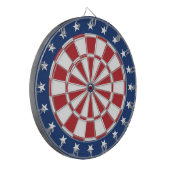 Blau und Rot Dartboard mit Sternen Dartscheibe (Vorderseite Links)