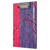 Blau und Rot handmade Thai Silk Klemmbrett (Links)