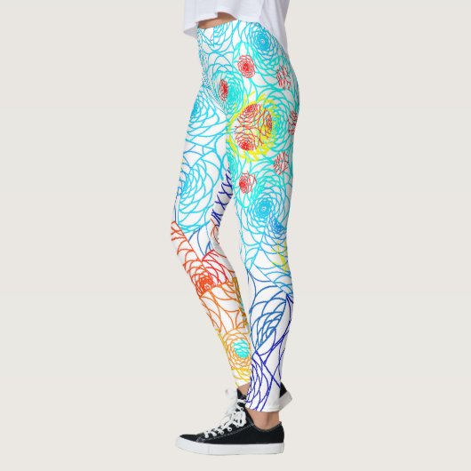 Blau und Rot Leggings (Links)