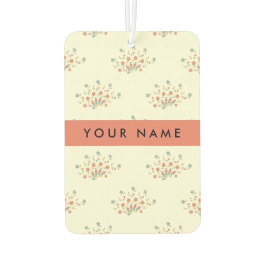 Blau und Rot, Rot, Ihr Name Autolufterfrischer (Rückseite)