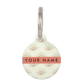 Blau und Rot, Rot, Ihr Name Haustiermarke