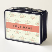 Blau und Rot, Rot, Ihr Name Metall Brotdose (Rückseite)