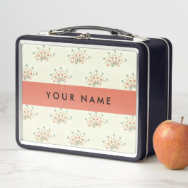 Blau und Rot, Rot, Ihr Name Metall Brotdose