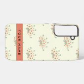 Blau und Rot, Rot, Ihr Name Samsung Galaxy Hülle (Rückseite (Horizontal))