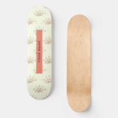 Blau und Rot, Rot, Ihr Name Skateboard (Vorderseite)