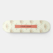 Blau und Rot, Rot, Ihr Name Skateboard (Horizontal)