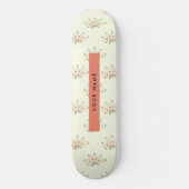 Blau und Rot, Rot, Ihr Name Skateboard (Vorderseite)