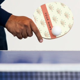 Blau und Rot, Rot, Ihr Name Tischtennis Schläger