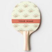 Blau und Rot, Rot, Ihr Name Tischtennis Schläger (Vorderseite)