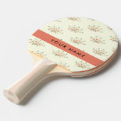 Blau und Rot, Rot, Ihr Name Tischtennis Schläger (Vorderseite)