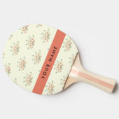 Blau und Rot, Rot, Ihr Name Tischtennis Schläger (Seitenansicht)