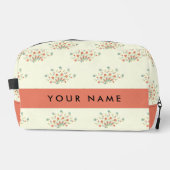 Blau und Rot, Rot, Ihr Name Waschbeutel (Vorderseite)